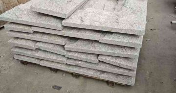 岳阳芝麻白蘑菇石，自然面