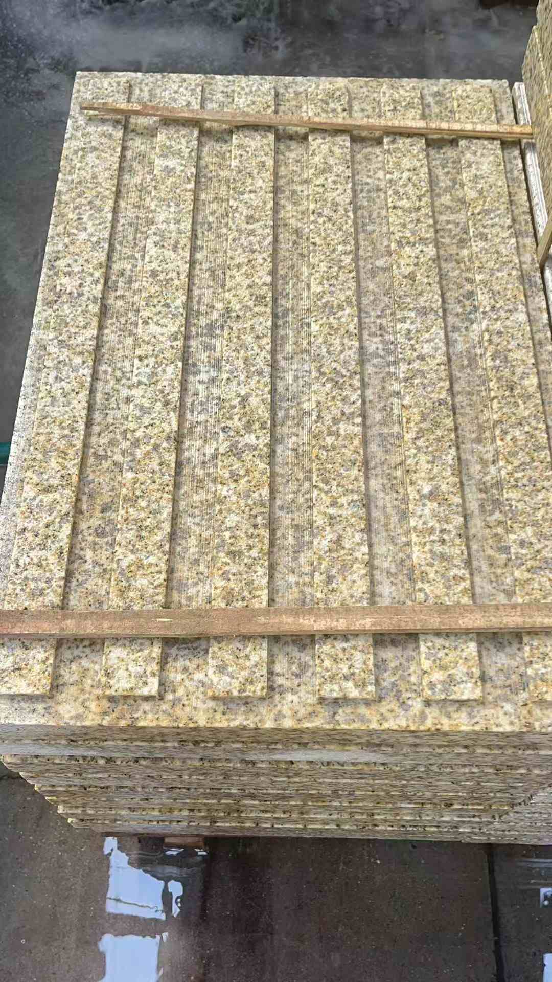 岳阳黄金麻盲道 石材盲道