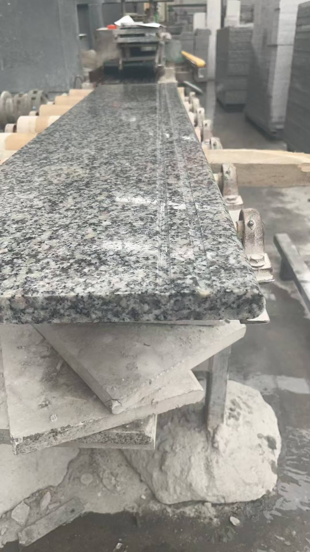 岳阳芝麻白楼梯踏步 芙蓉白